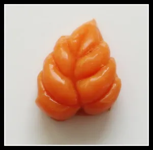 10x7mm Acrylic Coral Leaves