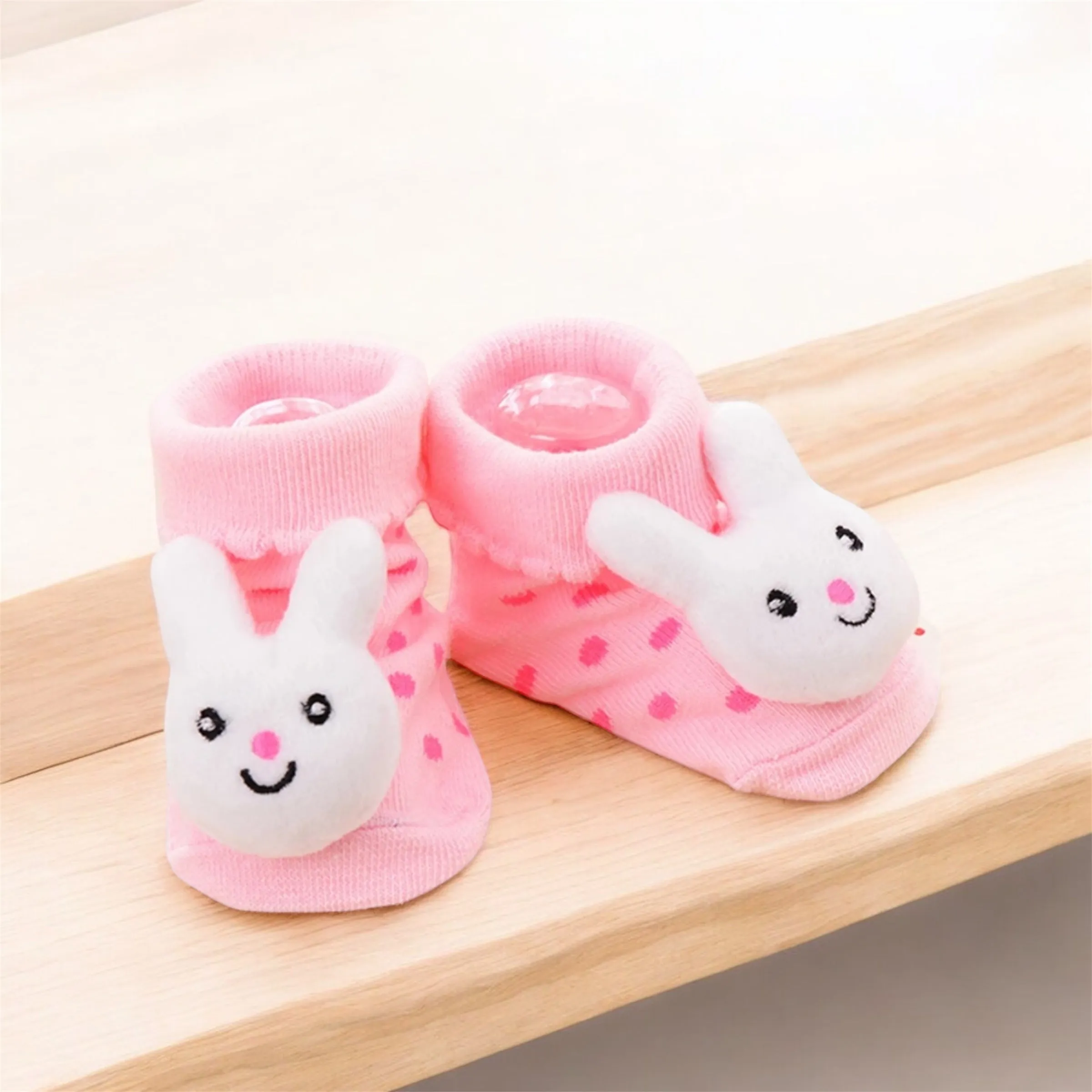 Bunny Polka Baby Socks
