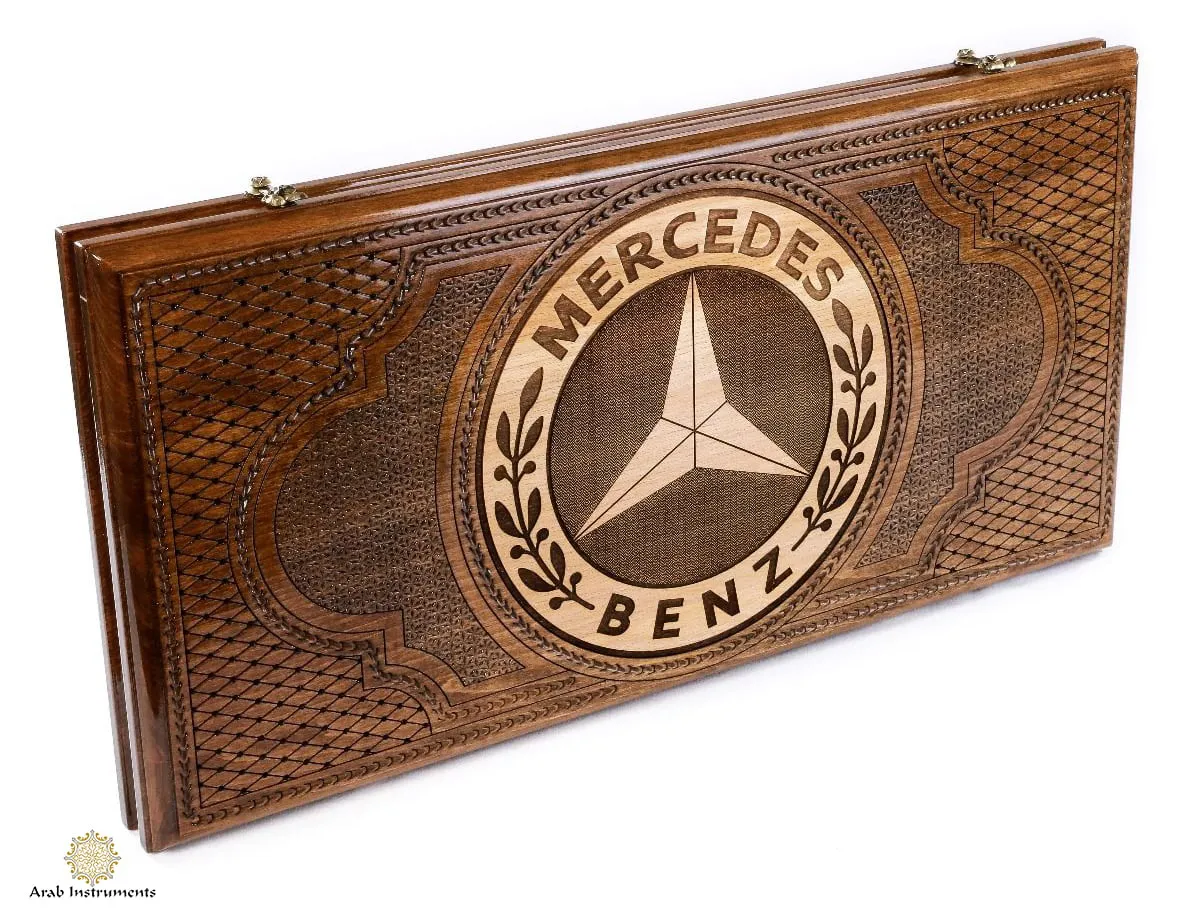 Copyrighted Premium Backgammon Chess Mercedes Benz  #AI11530Merc