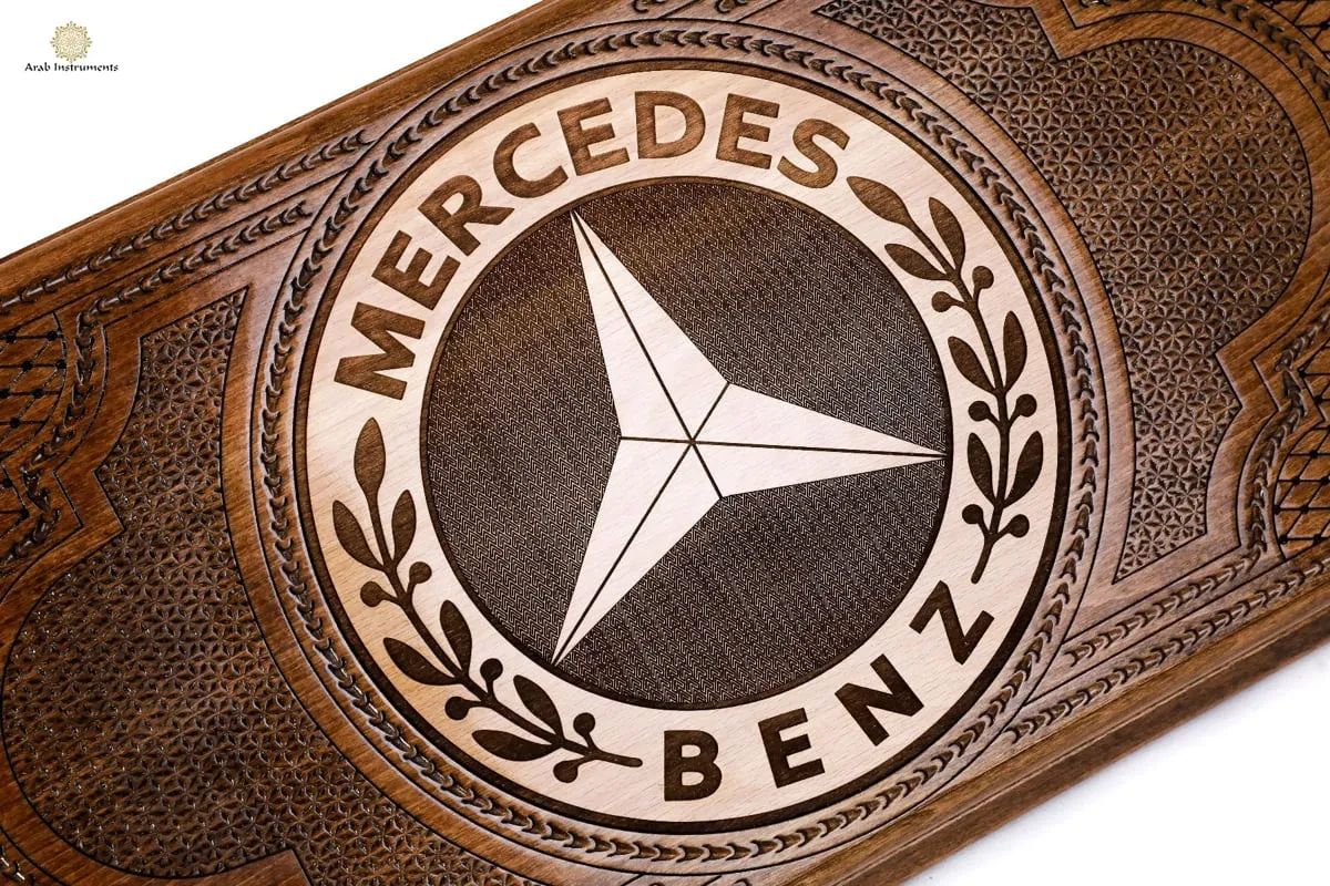 Copyrighted Premium Backgammon Chess Mercedes Benz  #AI11530Merc