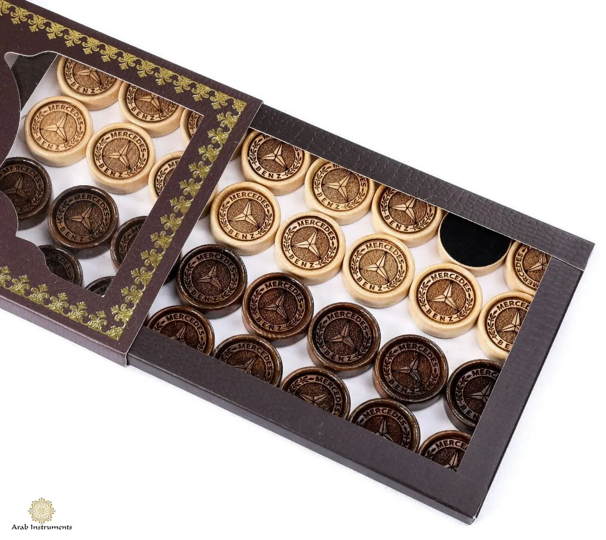 Copyrighted Premium Backgammon Chess Mercedes Benz  #AI11530Merc