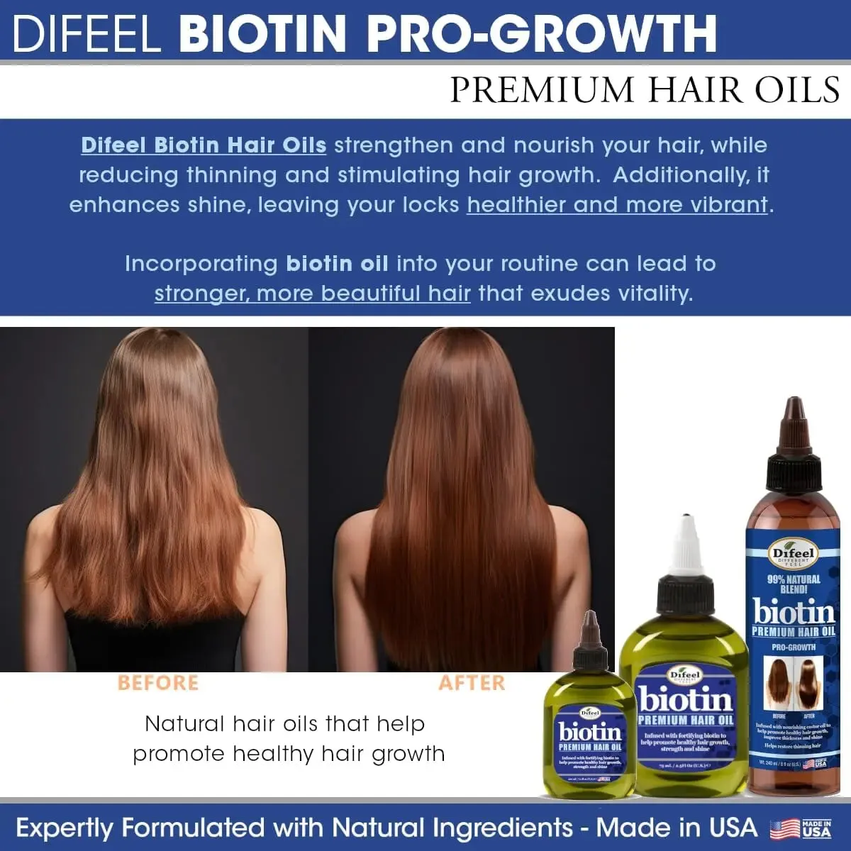 Difeel Peppermint Premium Hair Oil 210ml