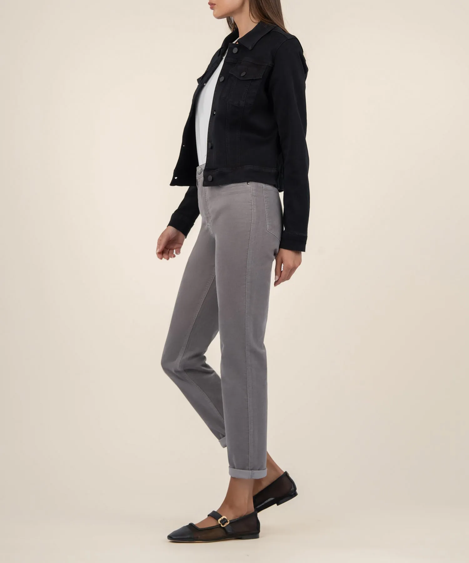 Julia Crop Denim Jacket