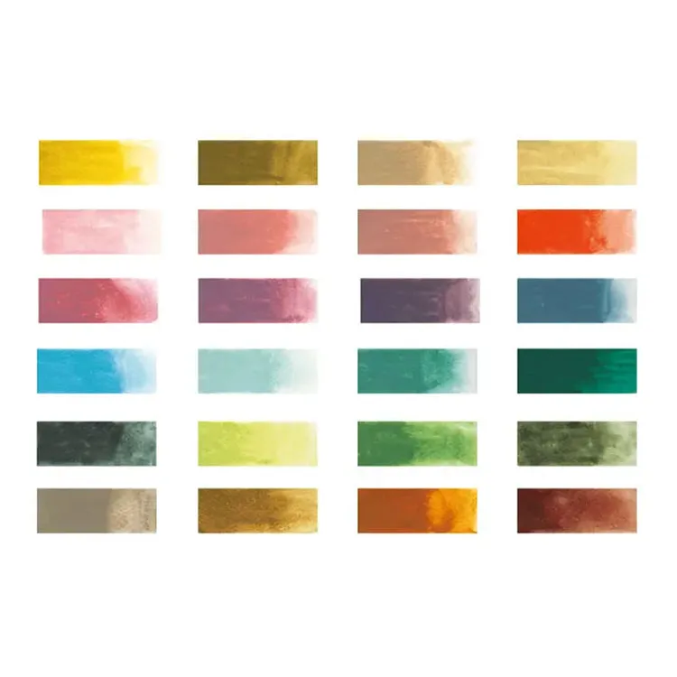 Kuretake Gansai Tambi 24 Color Set, "Art Nouveau" Set Ⅱ