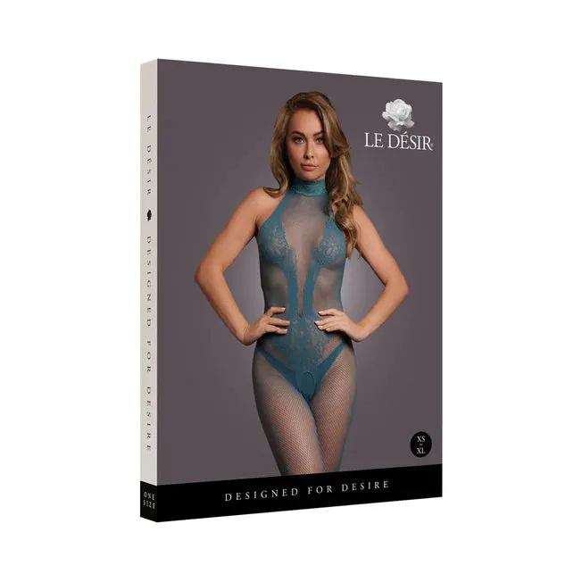 Le Desir Fishnet and Lace Bodystocking O/S - All Colors