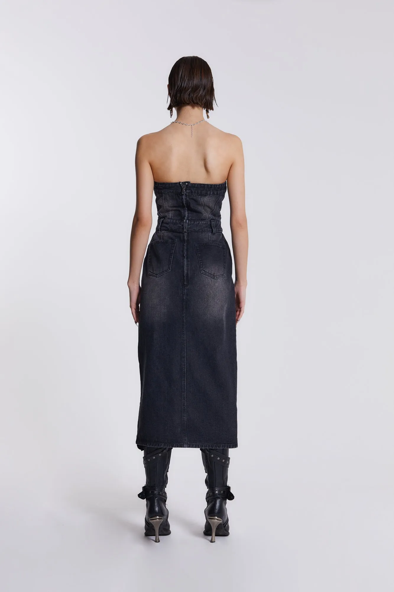 Liberty 2 In 1 Detachable Denim in Black