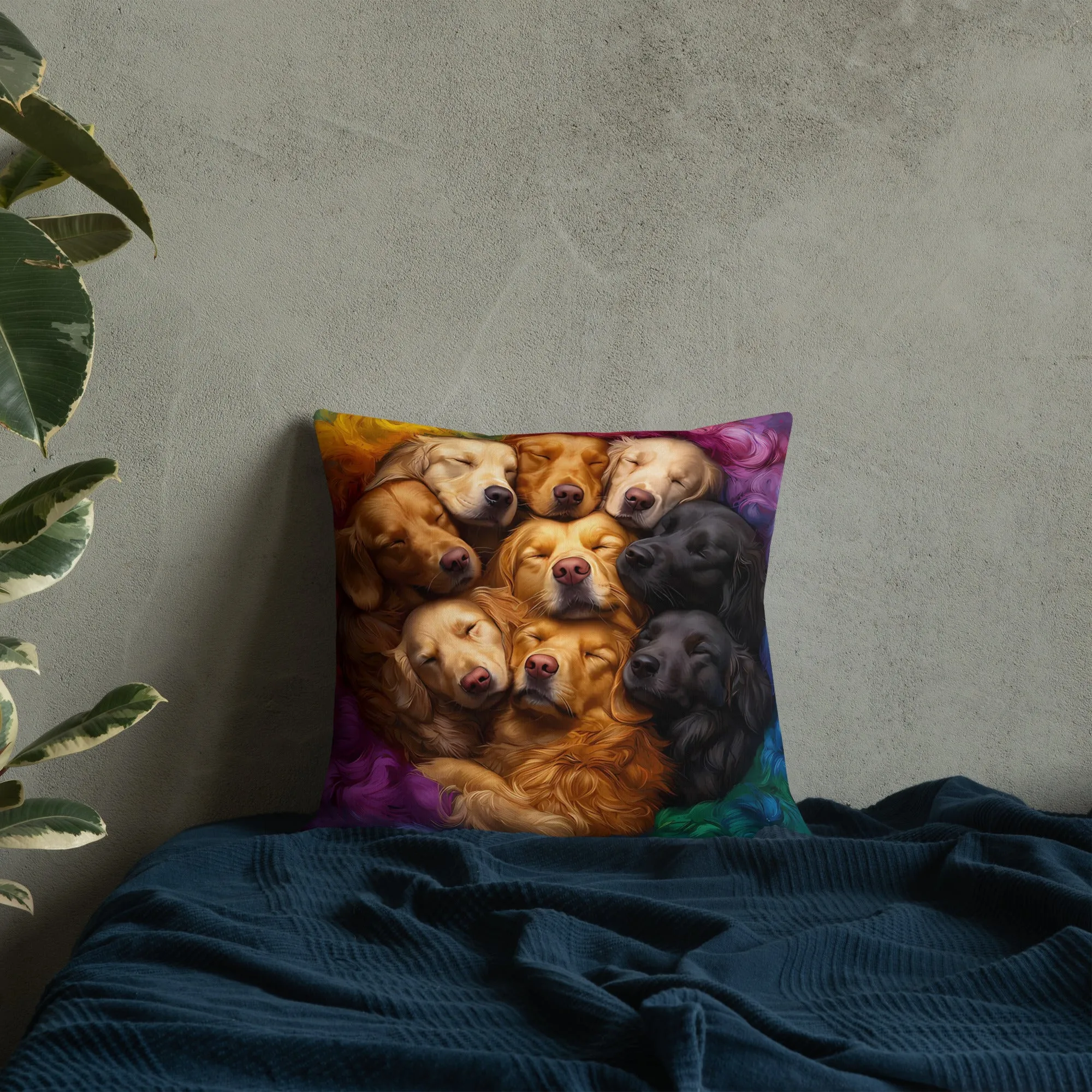 Rainbow Nest Premium Pillow