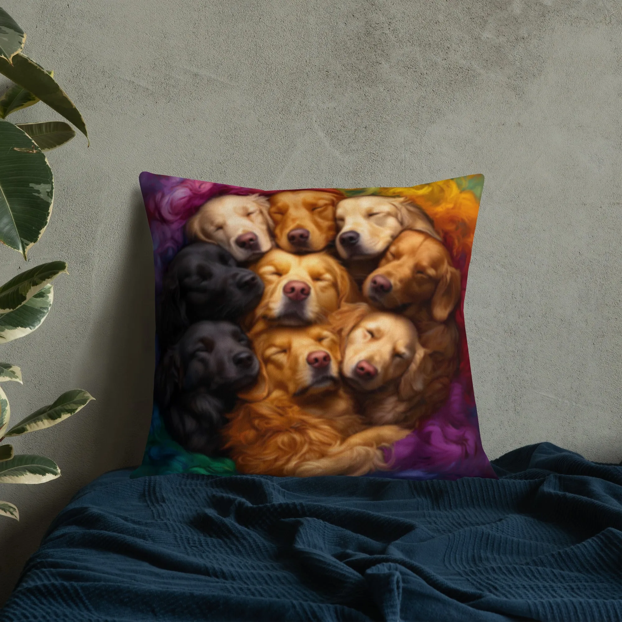 Rainbow Nest Premium Pillow