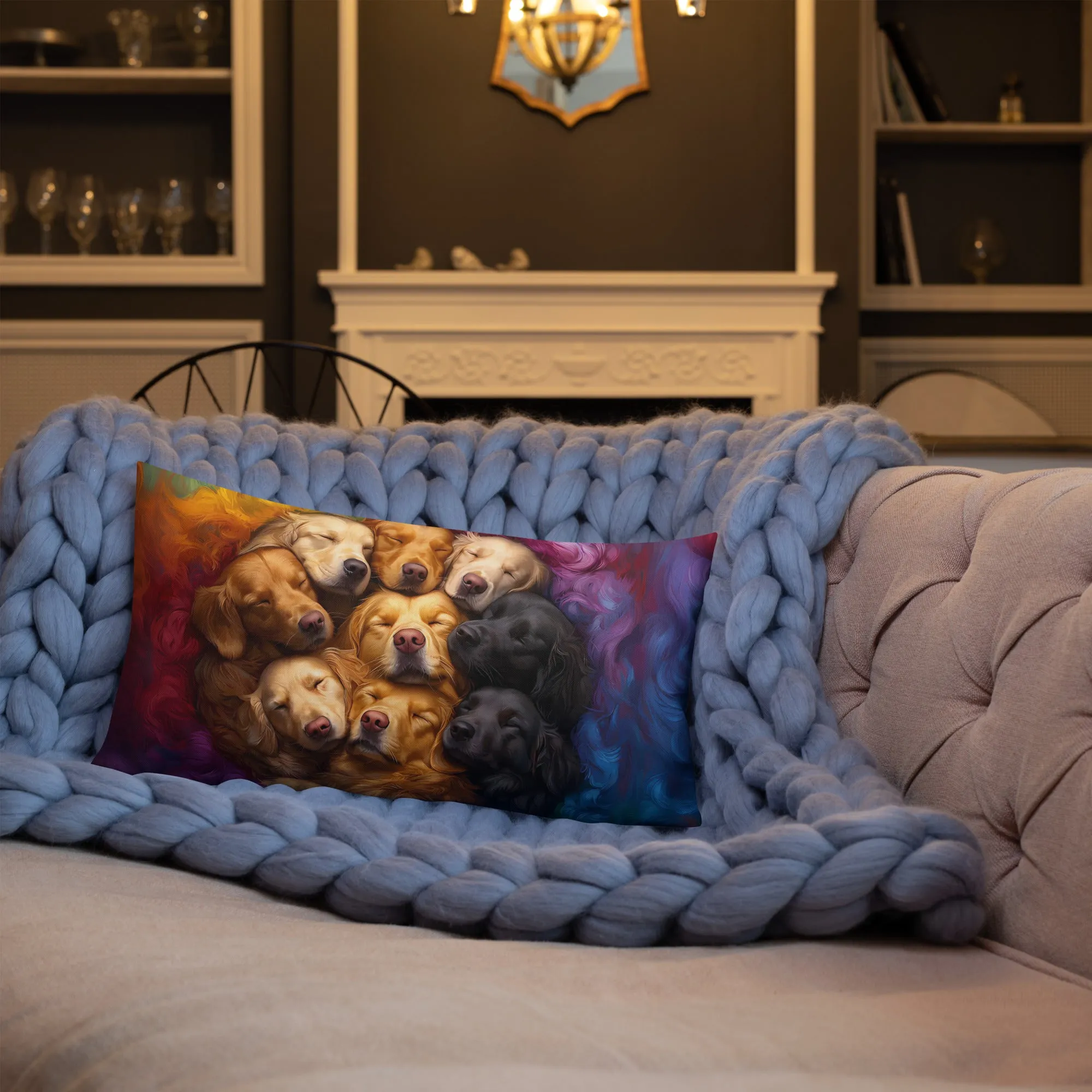 Rainbow Nest Premium Pillow