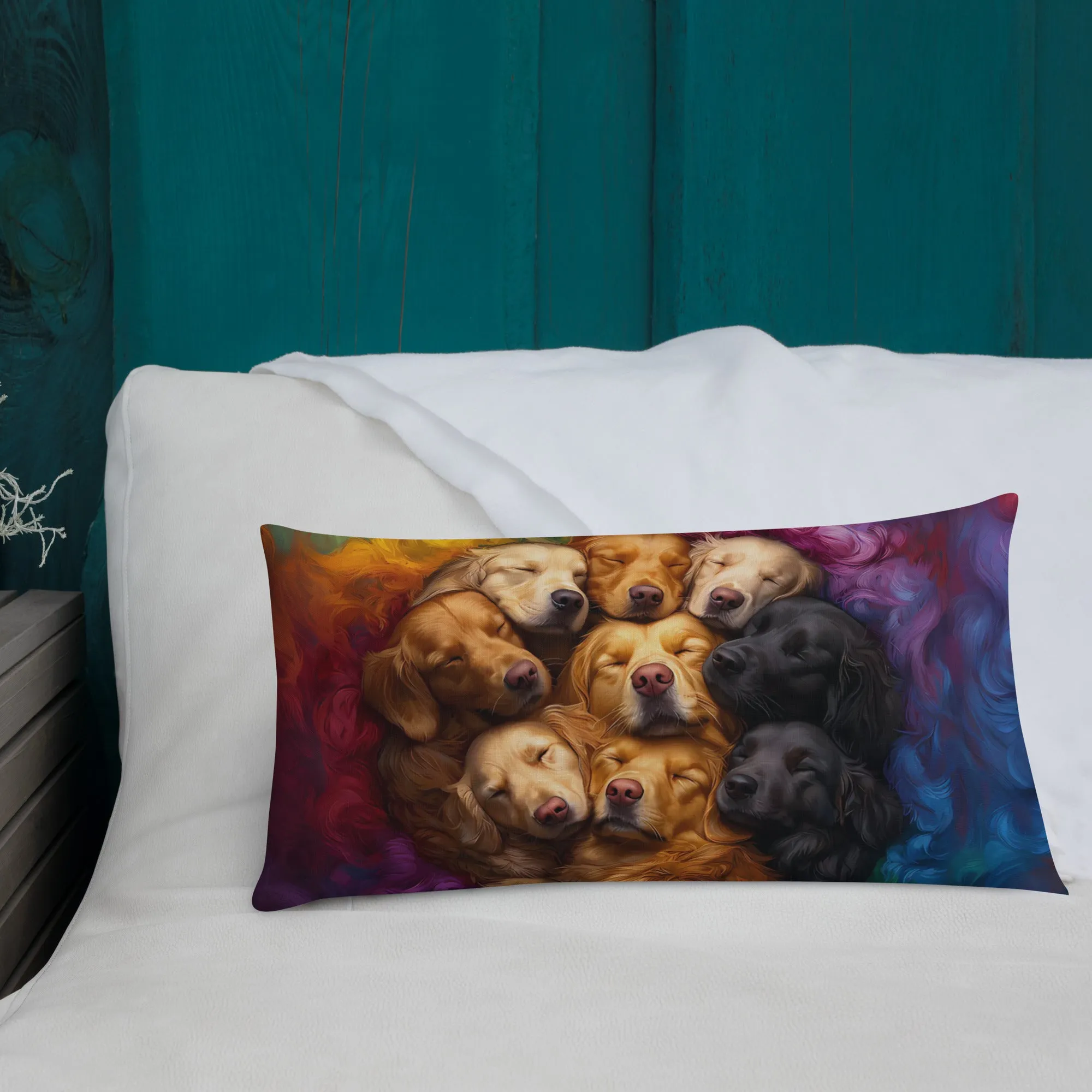 Rainbow Nest Premium Pillow