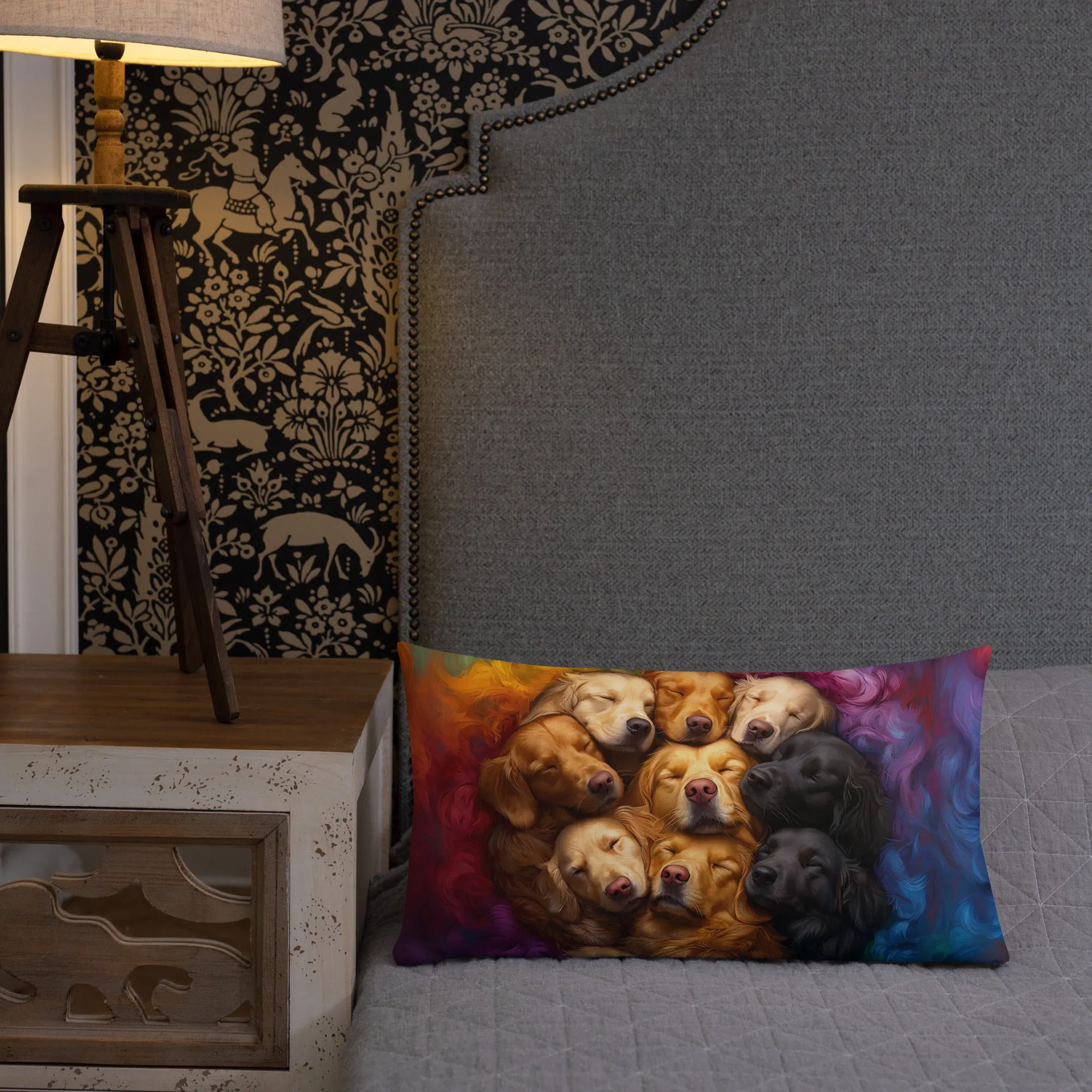 Rainbow Nest Premium Pillow
