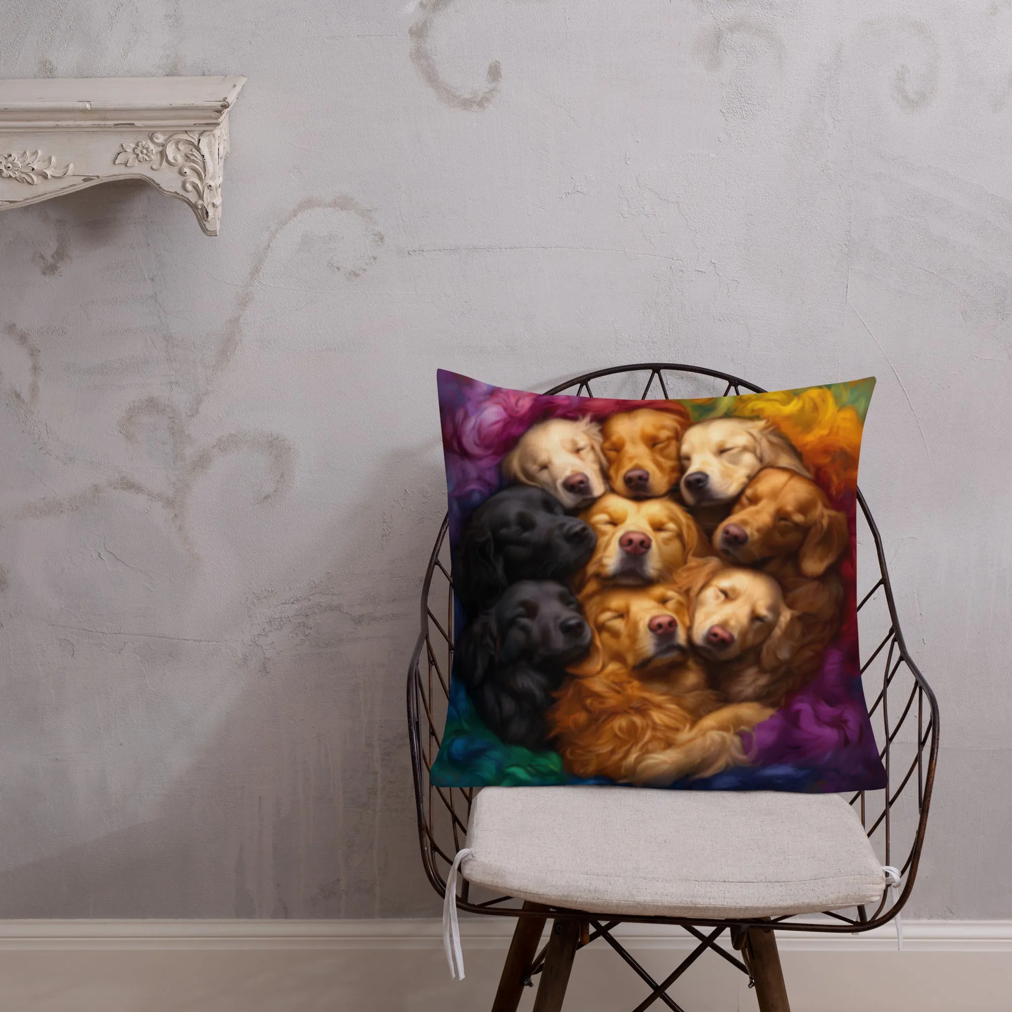 Rainbow Nest Premium Pillow