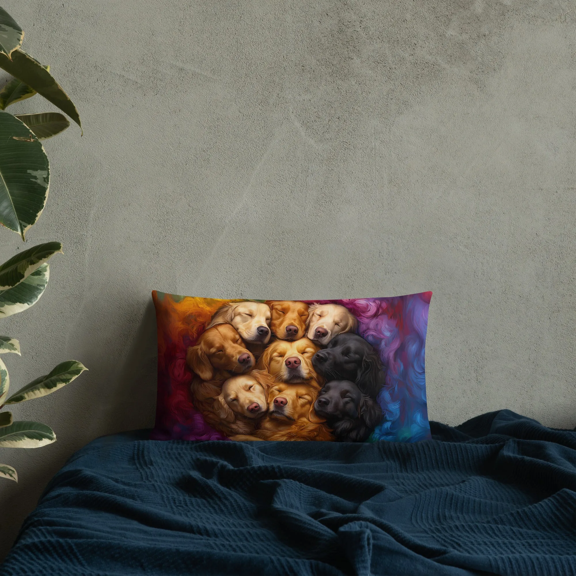 Rainbow Nest Premium Pillow