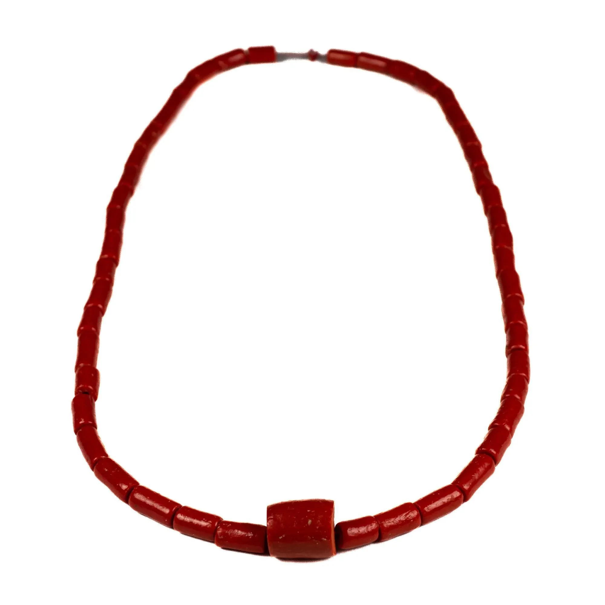 Tiny Long Coral Bead